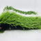 العشب الاصطناعي لكرة القدم الخضراء الطبيعية 60 مم مع شكل ساق