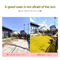 عشب اصطناعي أصفر اللون 30 مم لرياض الأطفال بألوان قوس قزح