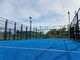 ملعب تنس بانورامي خارجي 12 مم بادل فولاذي Q235 10 م × 20 م