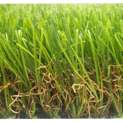 25mm PE PP المناظر الطبيعية العشب الاصطناعي العشب للحديقة الأمامية العشب